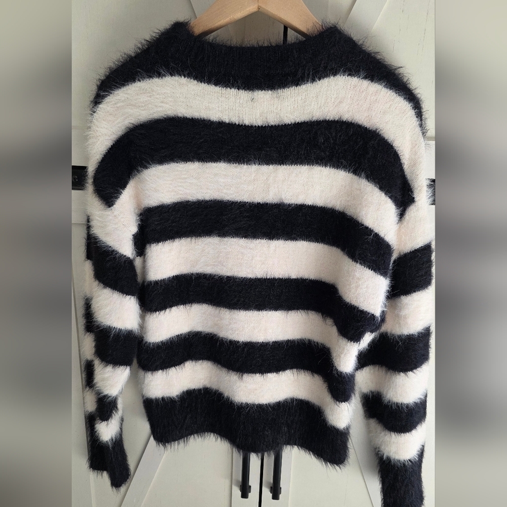 a new day Black and White Striped Women's Sweater - Picture 4 of 4